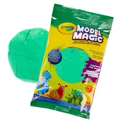 Crayola® Model Magic® Modeling Compound, Green, 4 oz packs, 6 packs