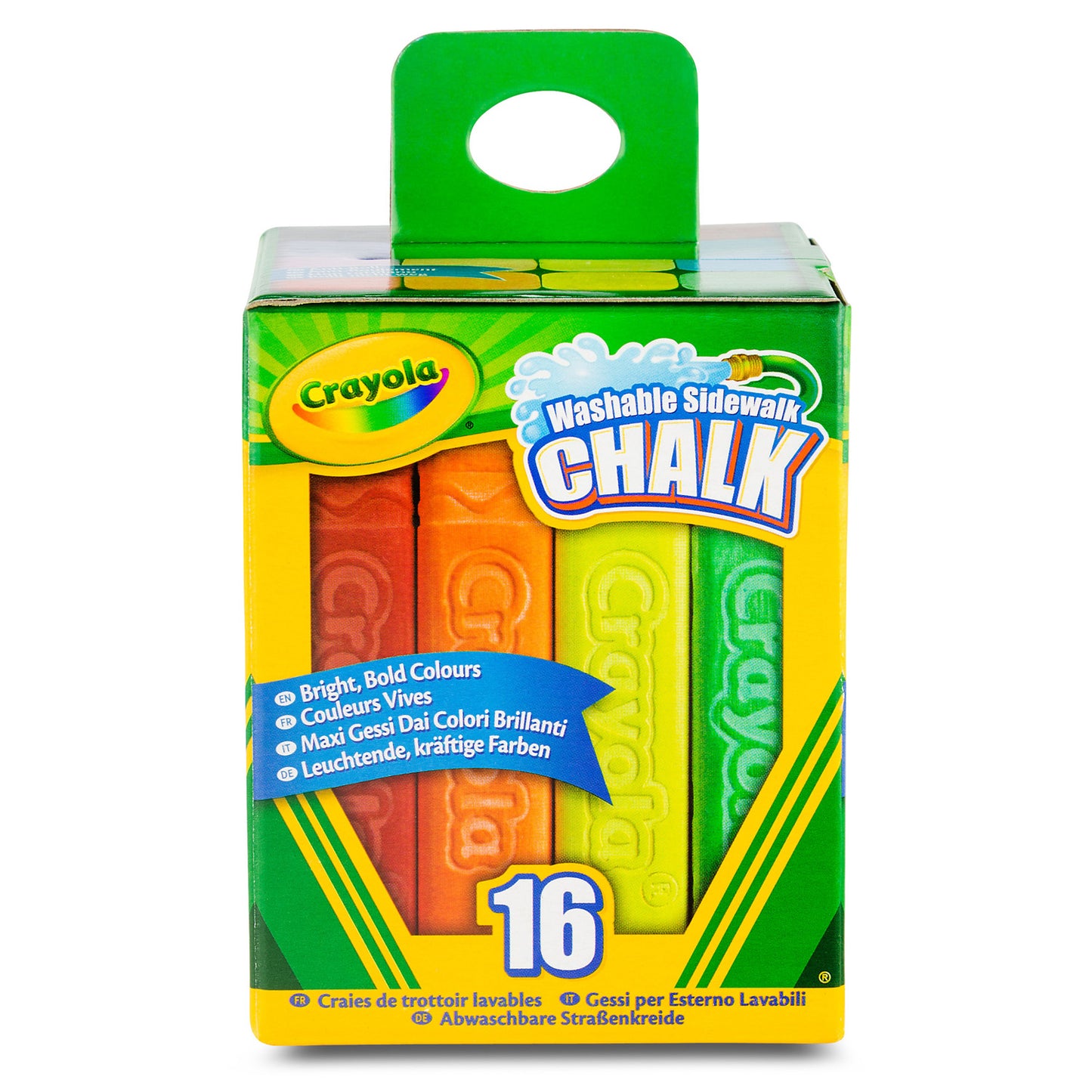 Washable Sidewalk Chalk, Pack of 16