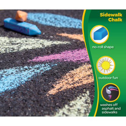 Crayola® Washable Sidewalk Chalk, 48 ct per box, Set of 4 boxes