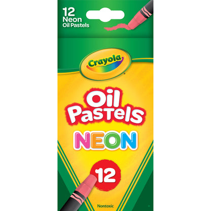 Oil Pastels, Neon, Pack of 12