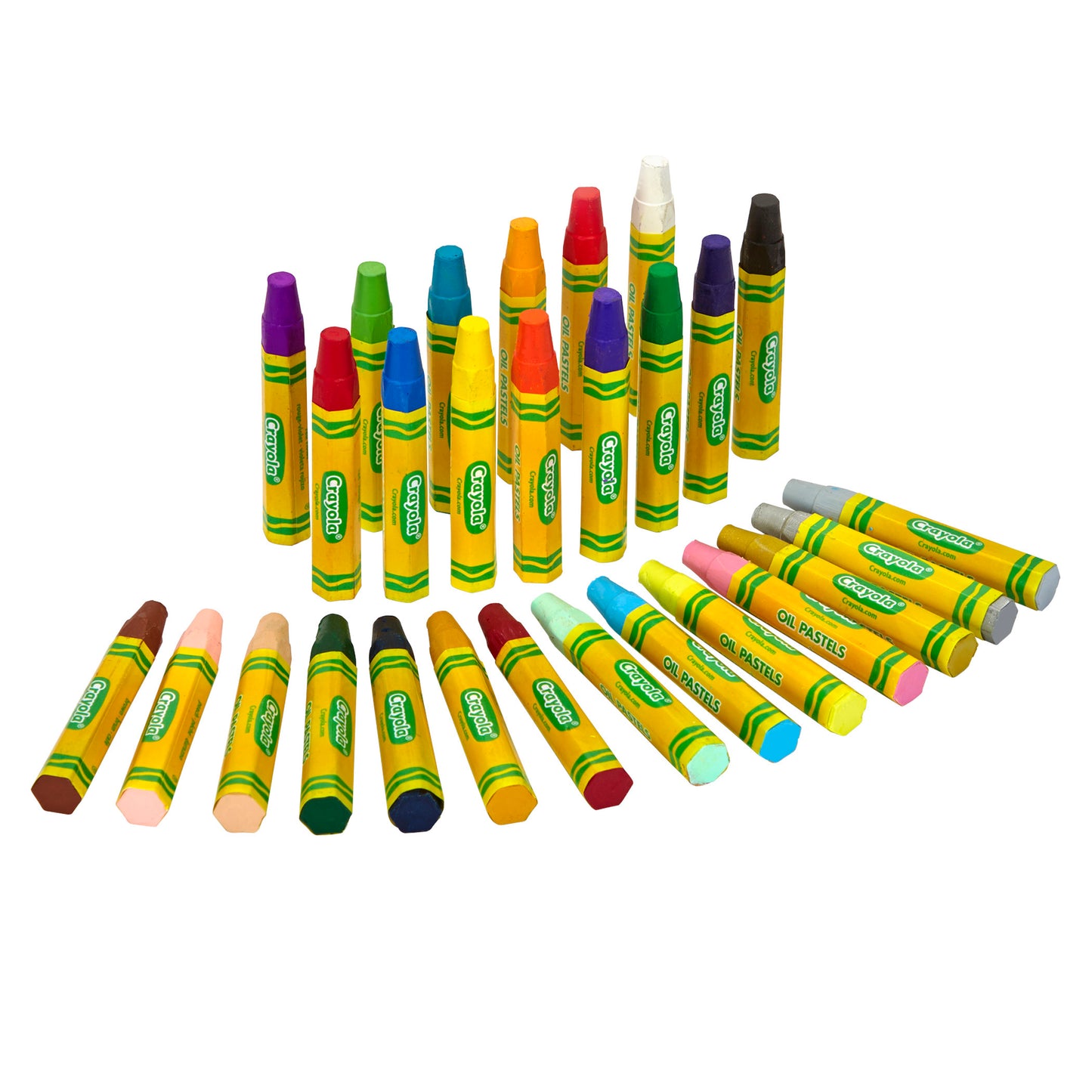 Crayola® Oil Pastels, 28 colors per box, Set of 6 boxes