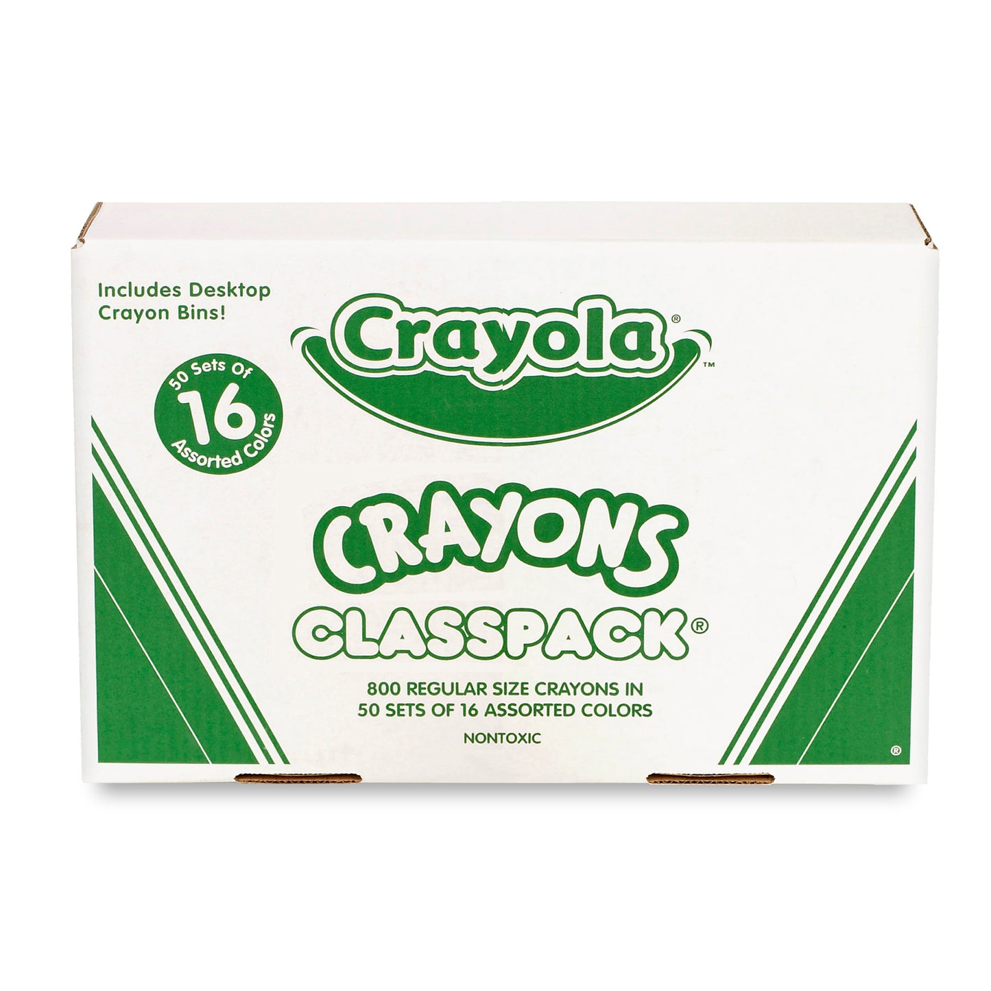 Crayon Classpack®, Reg Size, 16 Colors, Pack of 800