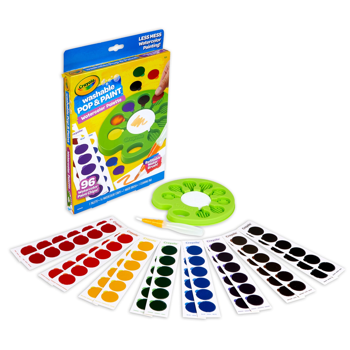 Pop & Paint Washable Watercolor Palette