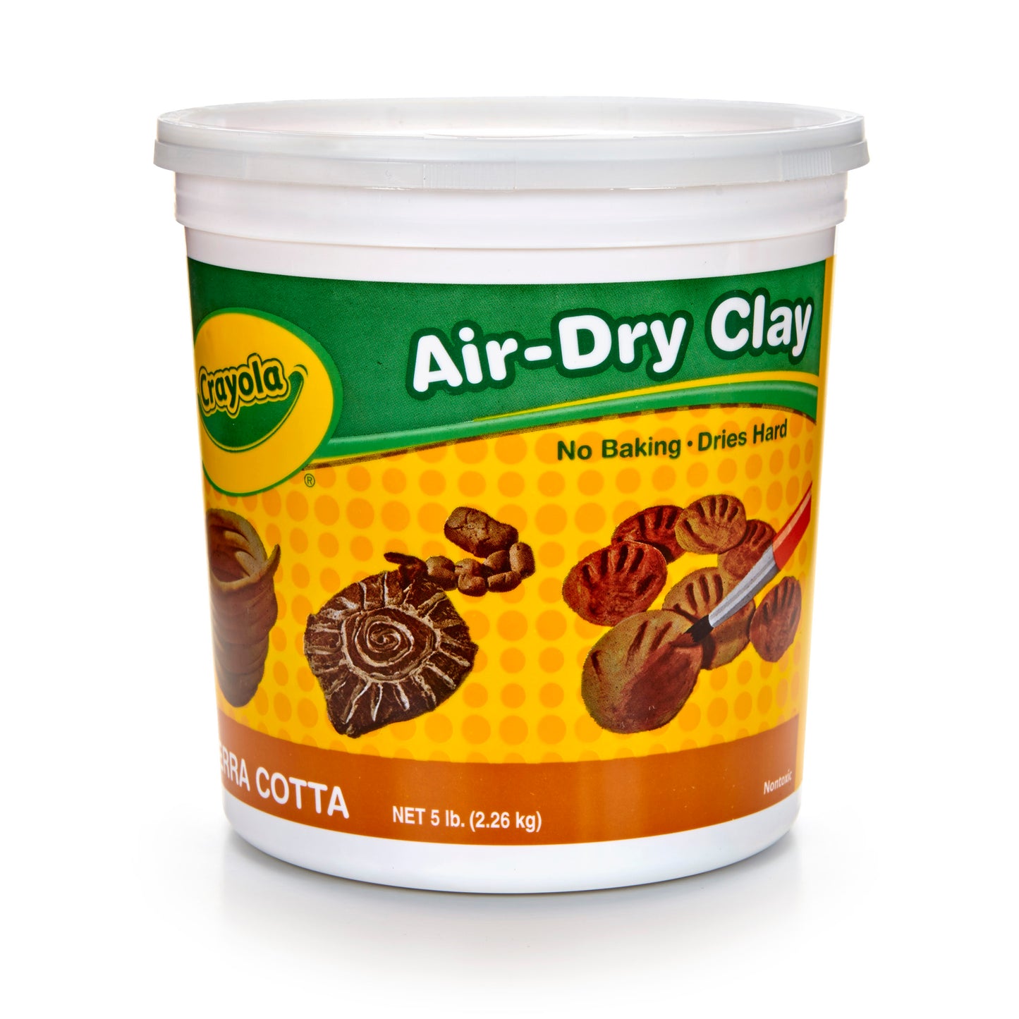 Air-Dry Clay, 5 lb. Tub, Terra Cotta