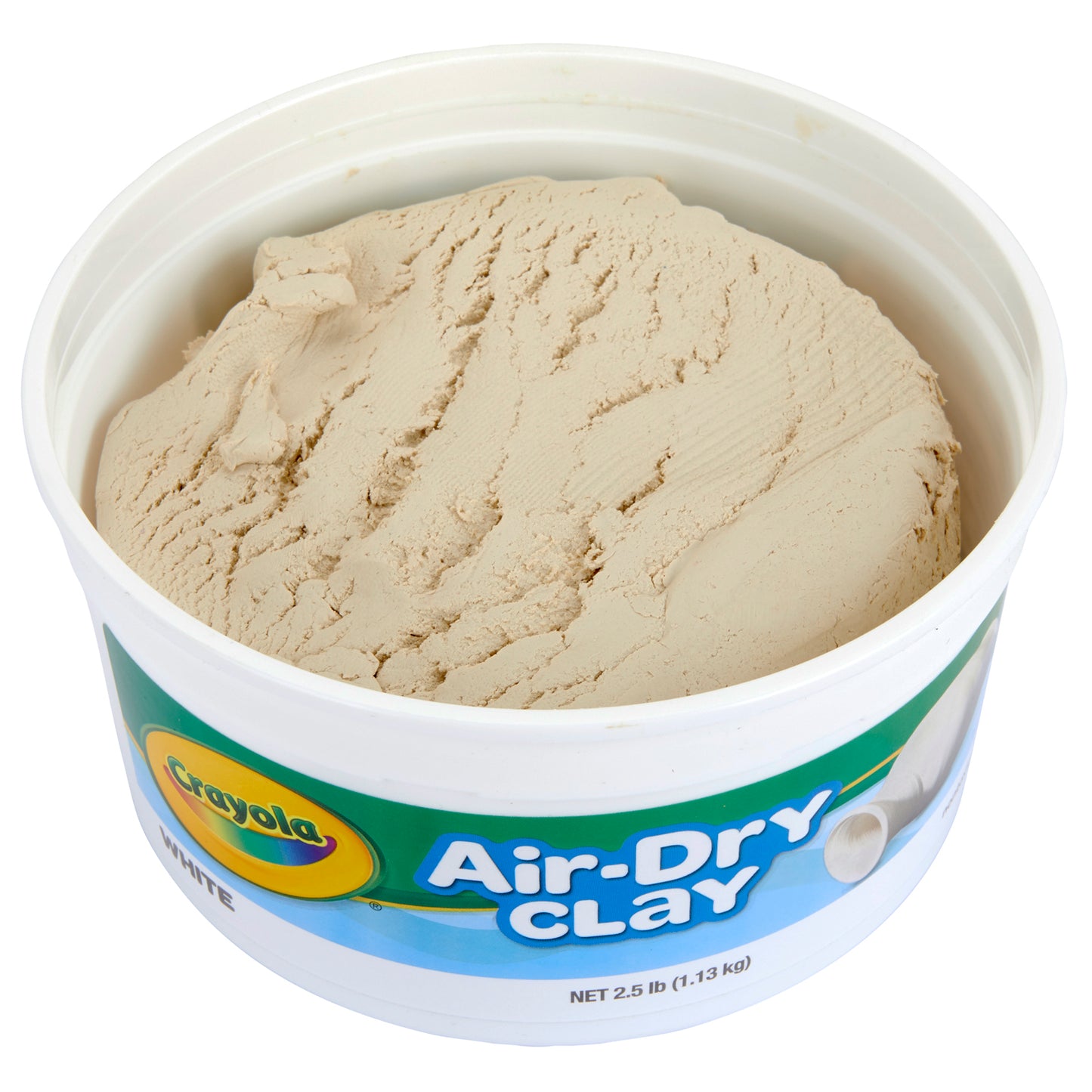 Air-Dry Clay, White, 2.5 lb. Per Pack, 4 Packs