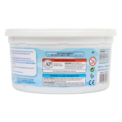 Air-Dry Clay, Terra Cotta, 2.5 lb Tub, Pack of 4