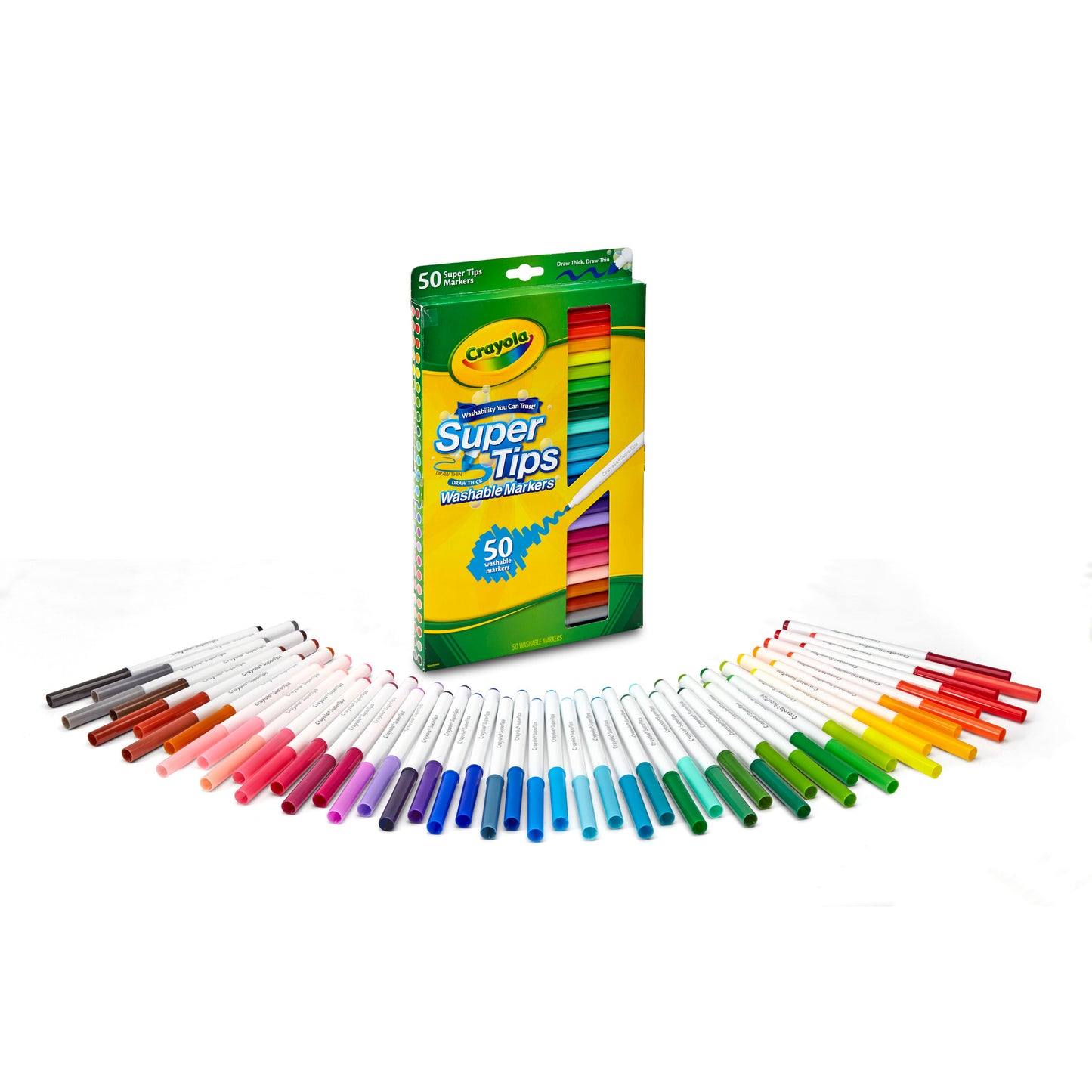 Crayola® Washable Super Tips with Silly Scents 50 ct. per box, Set of 2 boxes