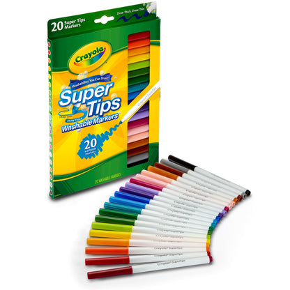 Crayola® Washable Super Tips with Silly Scents 20 ct. per box, Set of 6 boxes