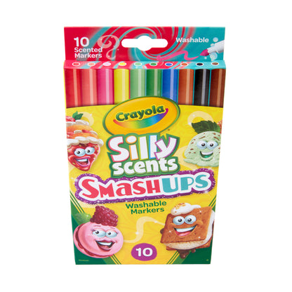 Silly Scents™ Smash Ups Slim Washable Scented Markers, 10 Per Pack, 6 Packs