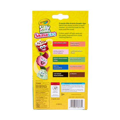 Silly Scents™ Smash Ups Slim Washable Scented Markers, 10 Per Pack, 6 Packs