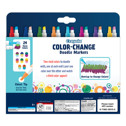 Doodle & Draw Color Change Doodle Marker, 8 Count