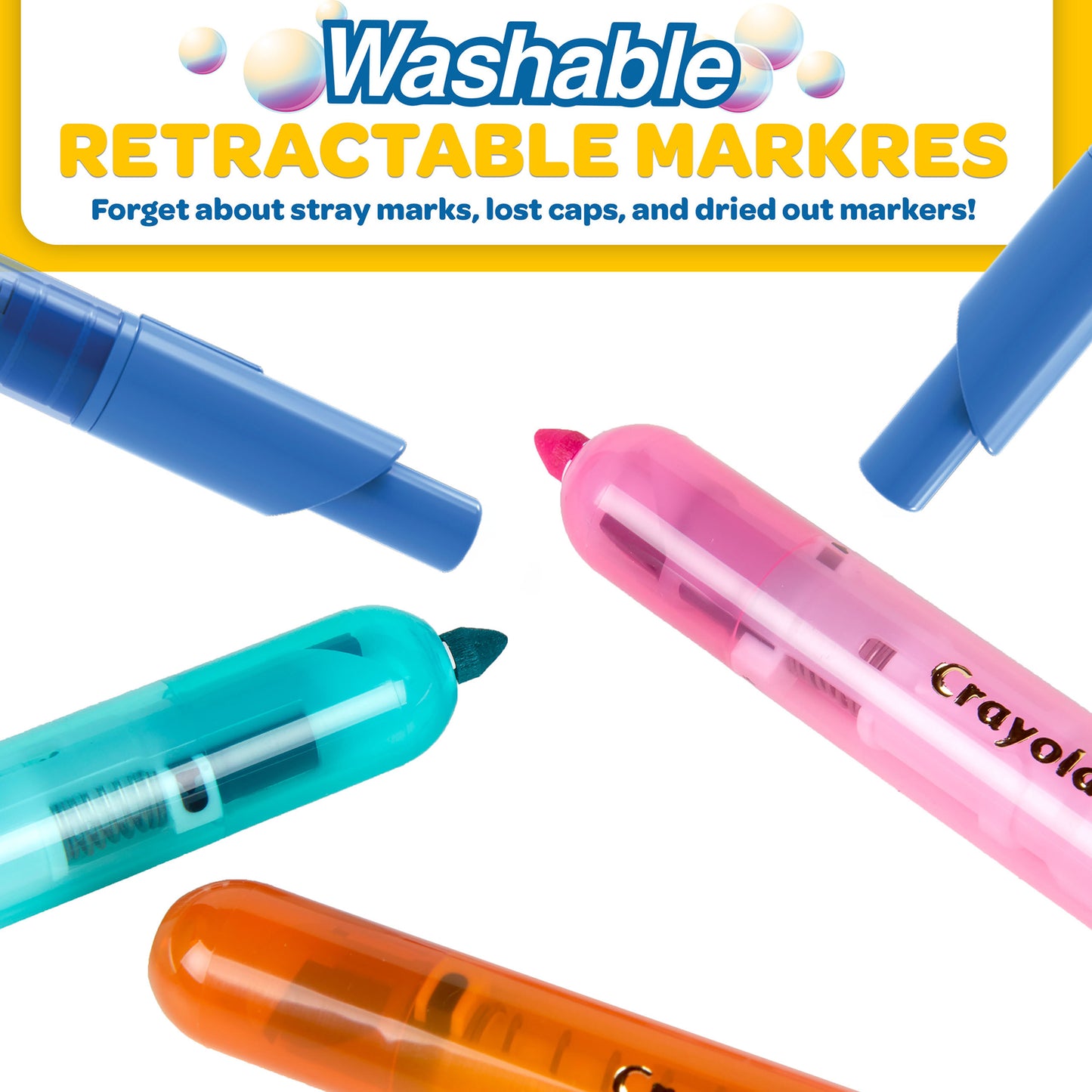 Crayola 10 Ct Washable CLICKS Retractable Markers™