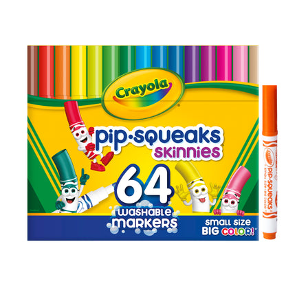64ct Markers Wash Pipsqueaks Skinnies