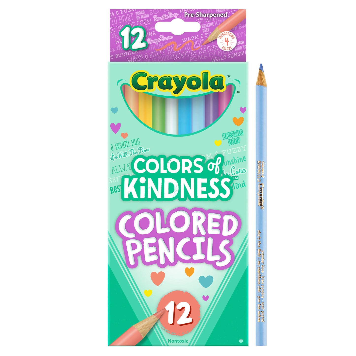 Colors of Kindness Colored Pencils, 12 Per Pack, 12 Packs