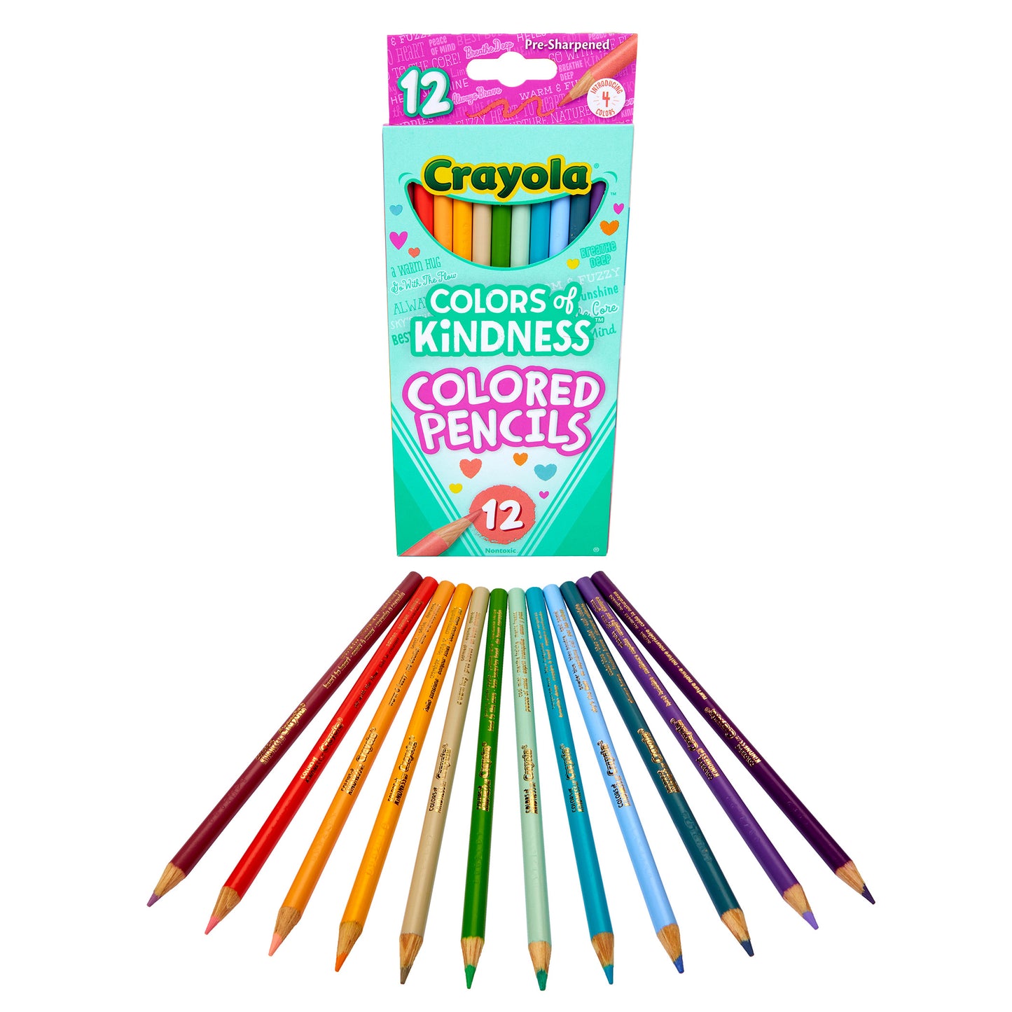 Colors of Kindness Colored Pencils, 12 Per Pack, 12 Packs