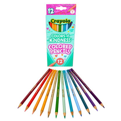 Colors of Kindness Colored Pencils, 12 Per Pack, 12 Packs
