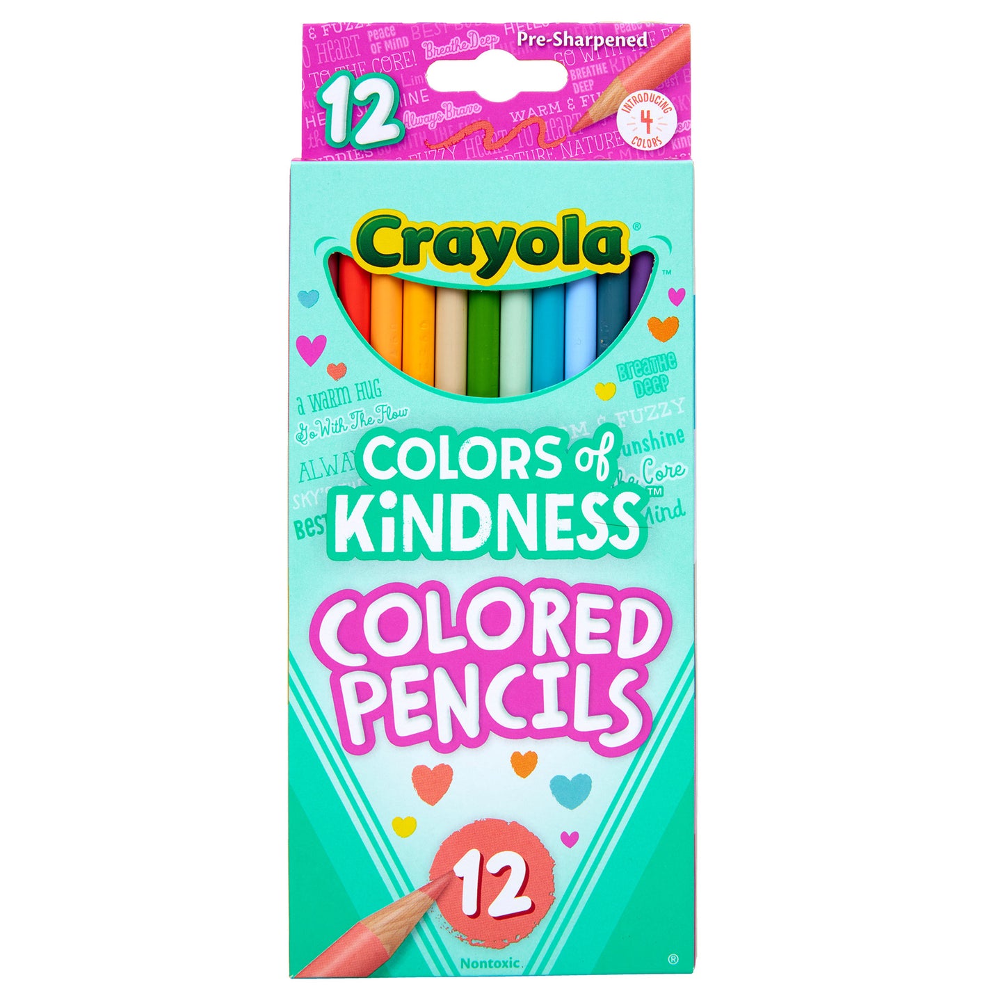 Colors of Kindness Colored Pencils, 12 Per Pack, 12 Packs