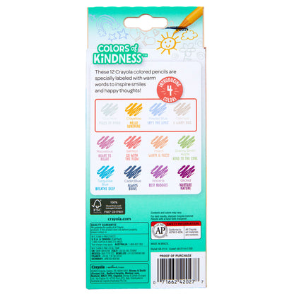 Colors of Kindness Colored Pencils, 12 Per Pack, 12 Packs