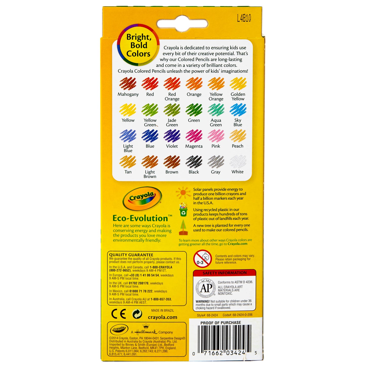 Erasable Colored Pencils, 24 Count