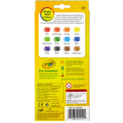 Erasable Colored Pencils, 12 Count