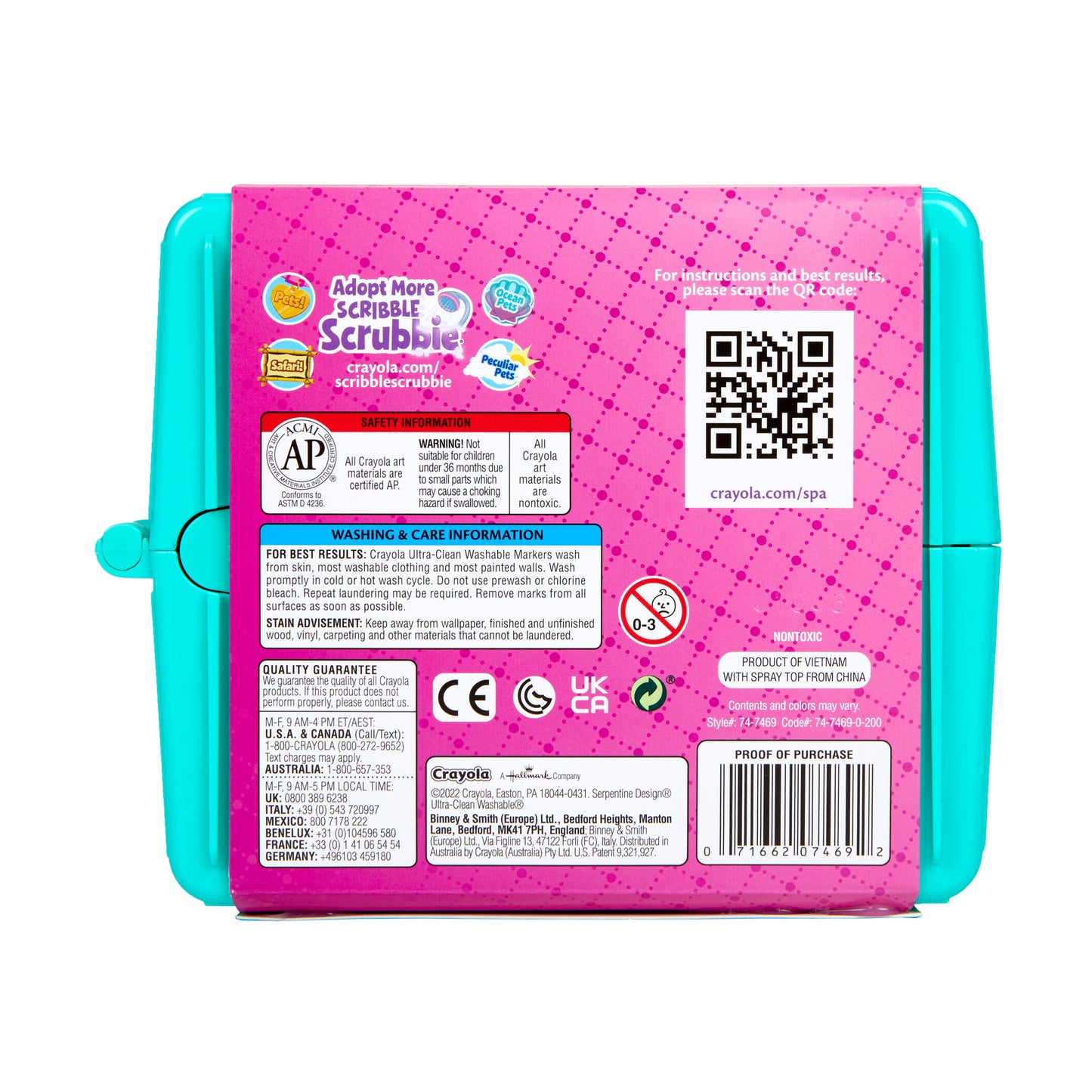 Scribble Scrubbie Pets Scented Spa