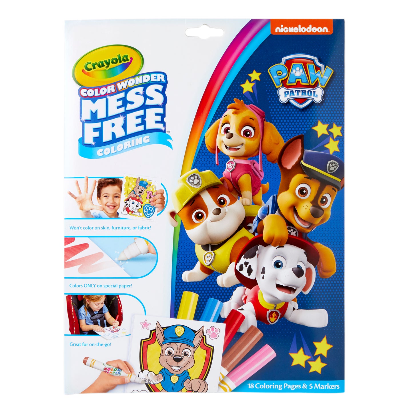 Color Wonder Mess Free Coloring Pad & Markers, Paw Patrol, 2 Sets