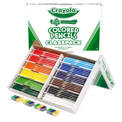 Colored Pencil Classpack®, 12 Colors, 240 Count