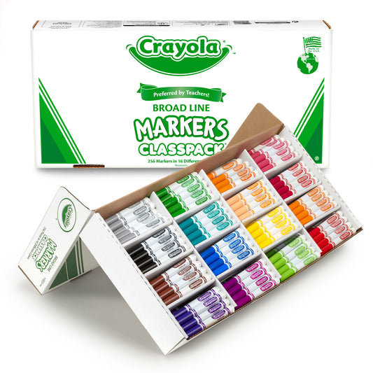 Original Formula Marker Classpack®, Broad Line, 16 Colors, 256 Count