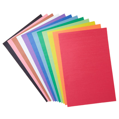 Giant Construction Paper Pad with Stencils, 48 Sheets