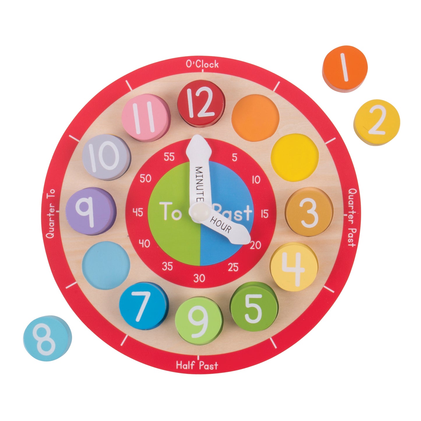 Teaching Clock, Pack of 2