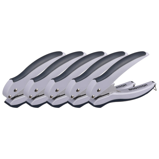 EZ Squeeze™ 1-Hole Punch, Gray, Pack of 5