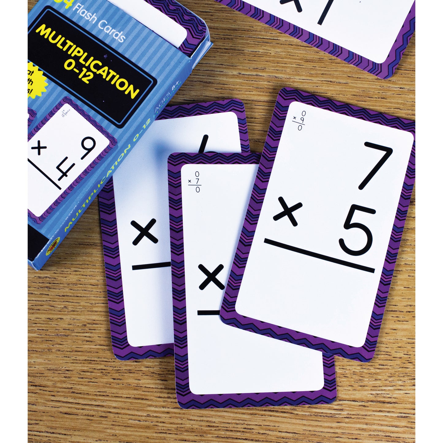 Multiplication 0 to 12 Flash Cards, 54 Cards