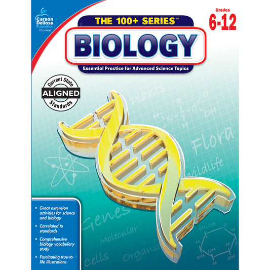 Biology Workbook, Grades 6-12, Pack of 2