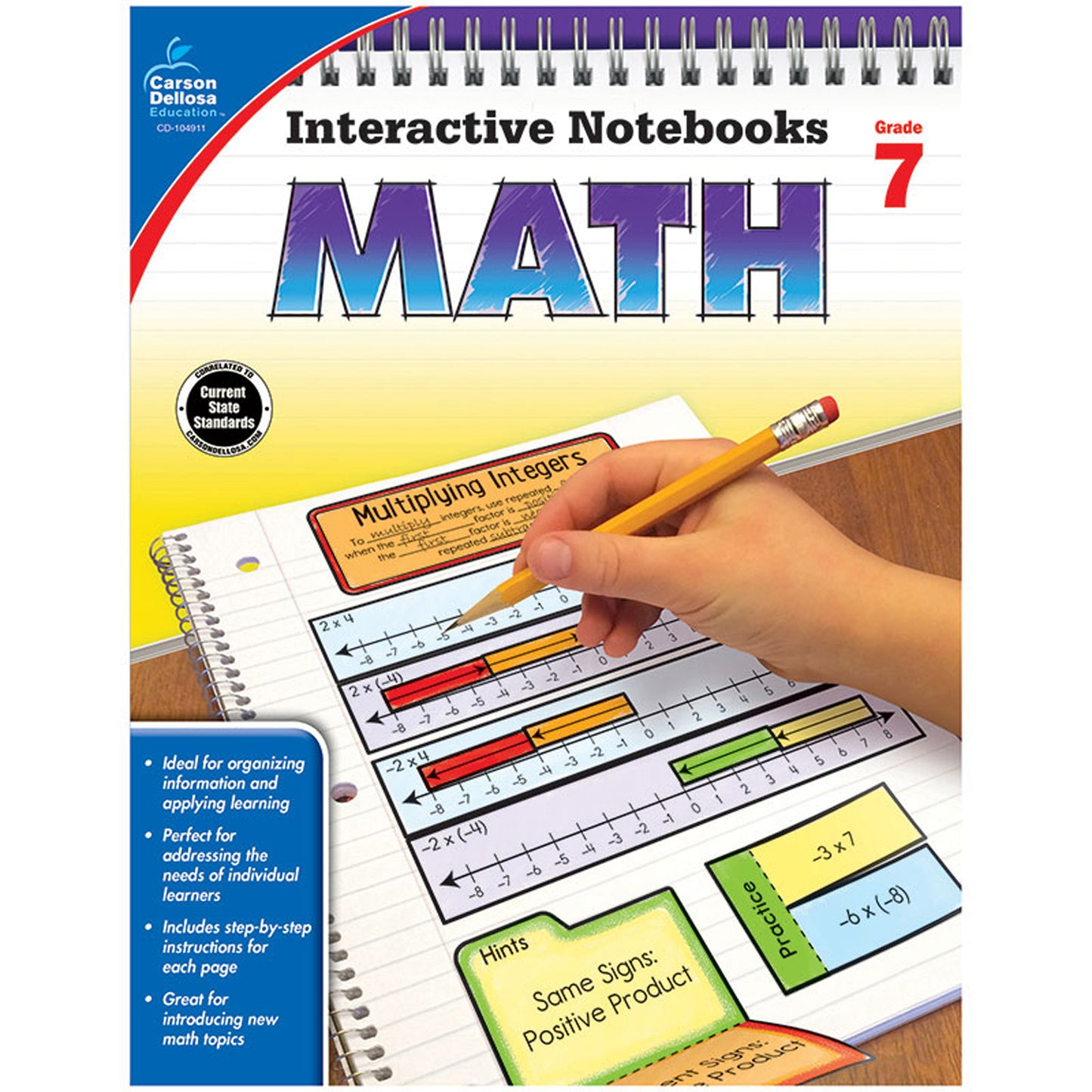 Interactive Notebooks: Math Resource Book, Grade 7