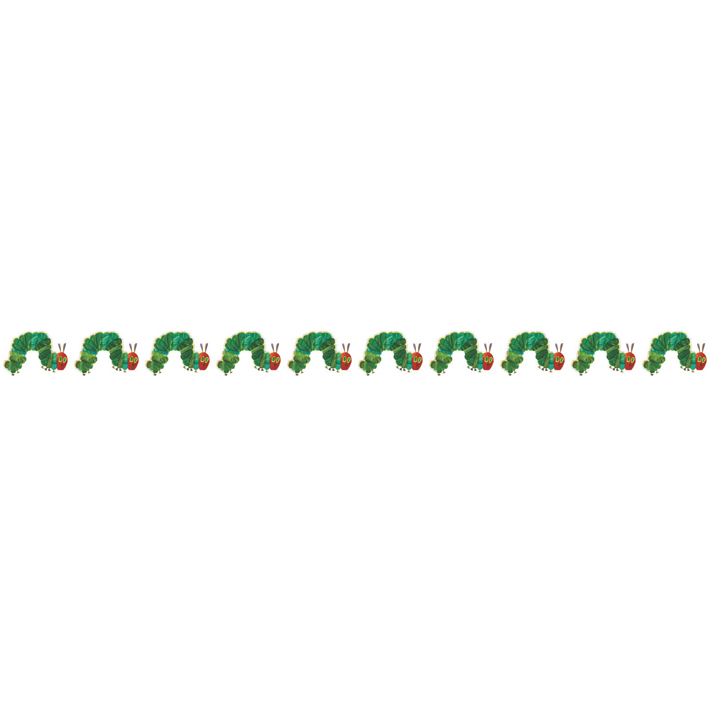 The Very Hungry Caterpillar™ 45th Anniversary Straight Border, 36 Feet Per Pack, 6 Packs