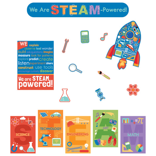 STEAM Bulletin Board Set, 22 Pieces