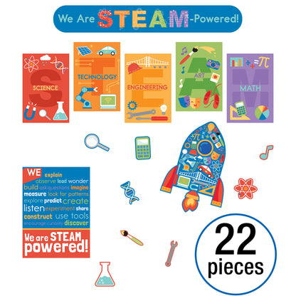 STEAM Bulletin Board Set, 22 Pieces