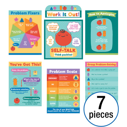 Social Problem-Solving Bulletin Board Set, 7 Pieces