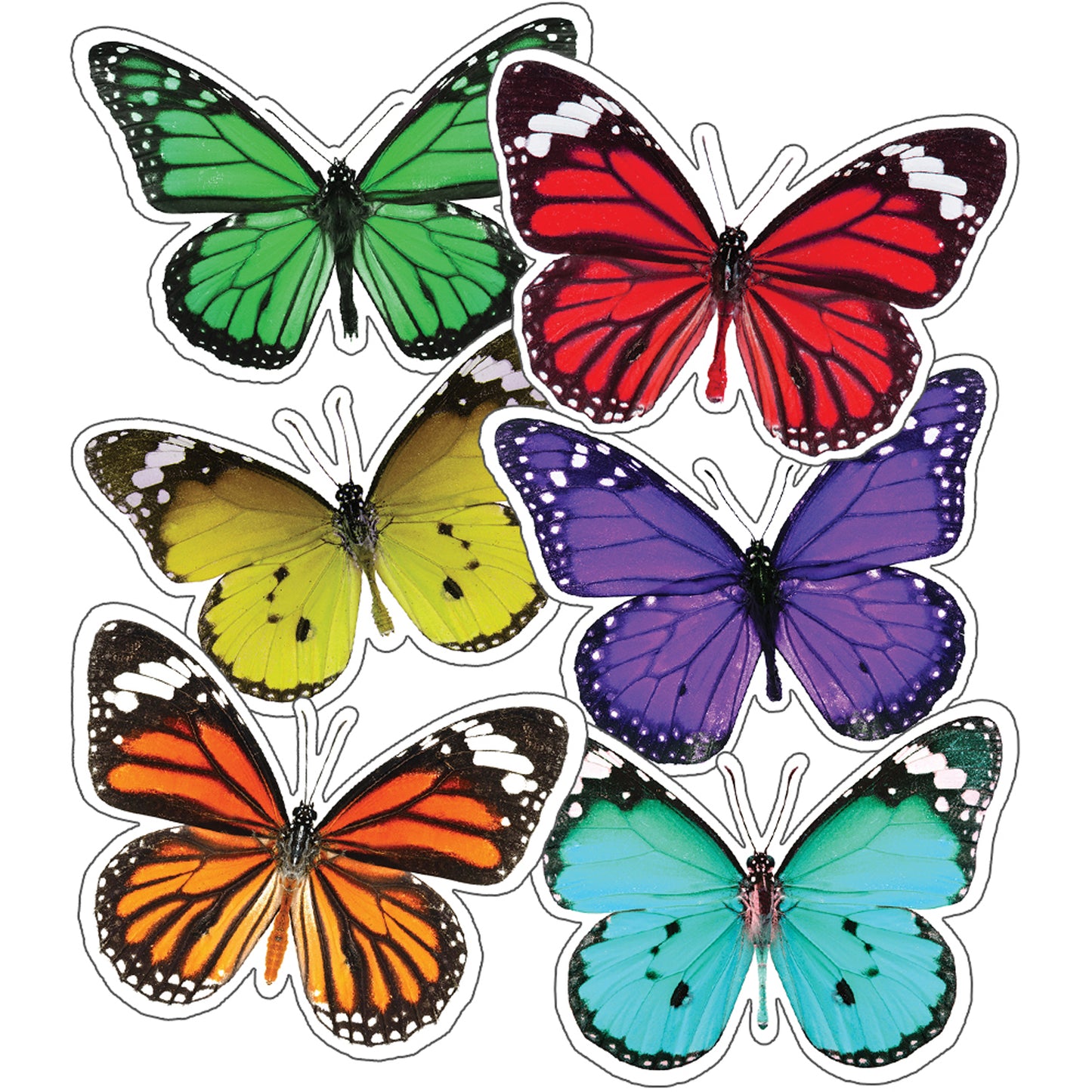 Woodland Whimsy Butterflies Cut-Outs, Pack of 36