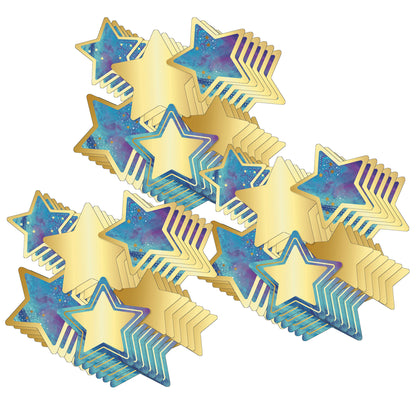 Galaxy Stars Cut-Outs, 36 Per Pack, 3 Packs