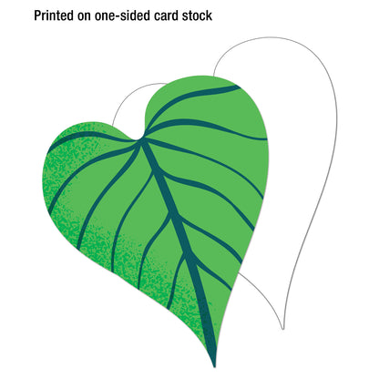 One World Tropical Leaves Cut-Outs, Pack of 36