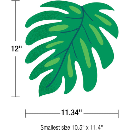 One World Tropical Leaves Extra Large Cut-Outs, Pack of 12