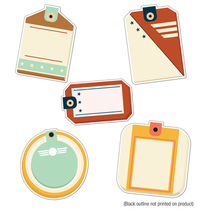 Let's Explore Travel Tags Cut-Outs, 36 Per Pack, 3 Packs