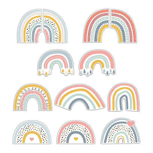 We Belong Rainbow Fun Cut-Outs, Pack of 36