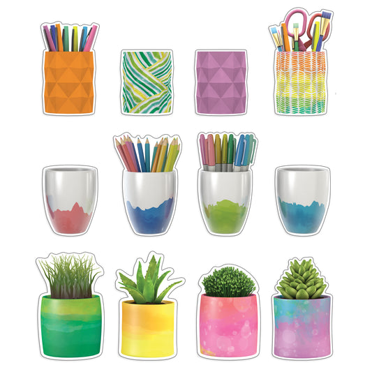 Creatively Inspired Planters & Cups Cut-Outs, Pack of 36