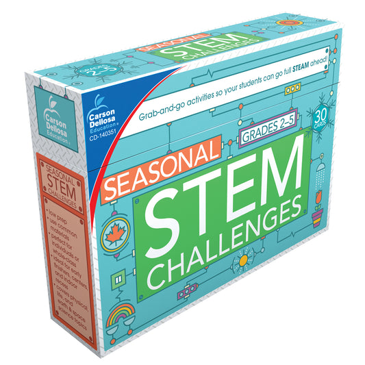 Seasonal STEM Challenges Learning Cards