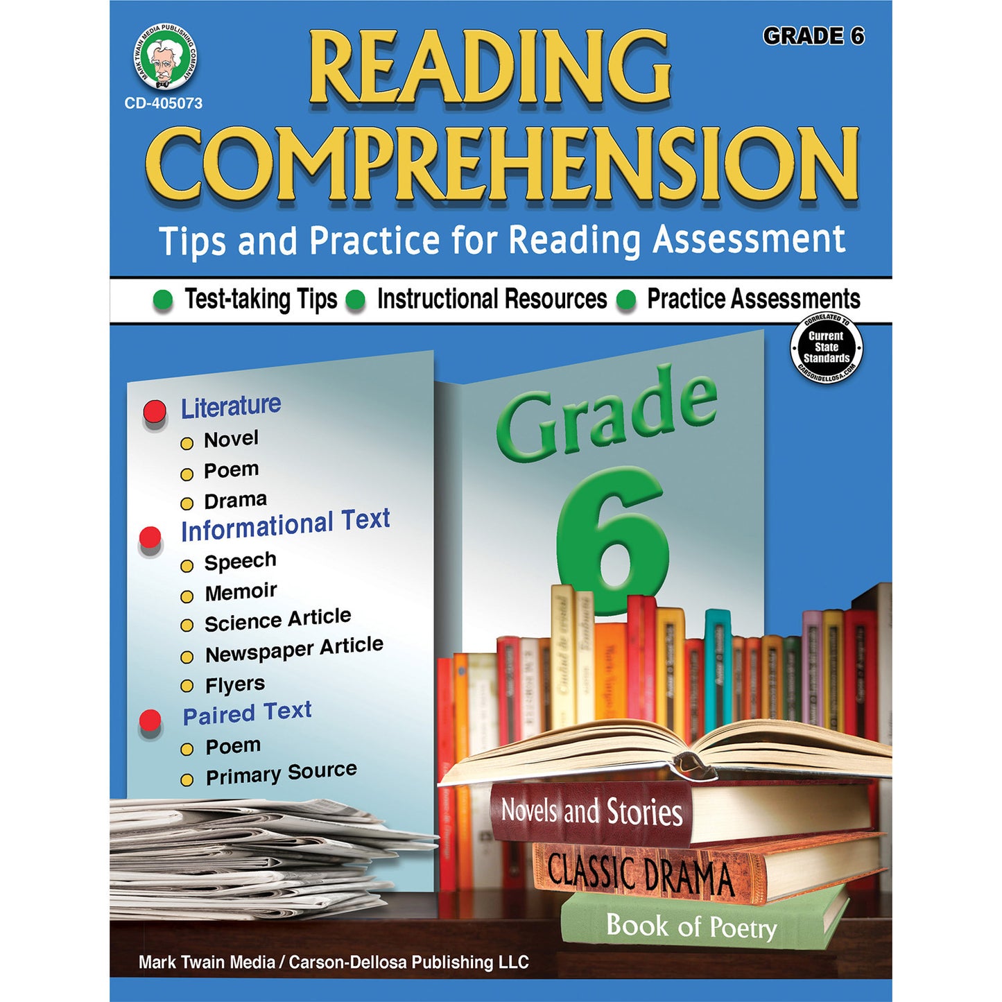 Reading Comprehension, Grade 6