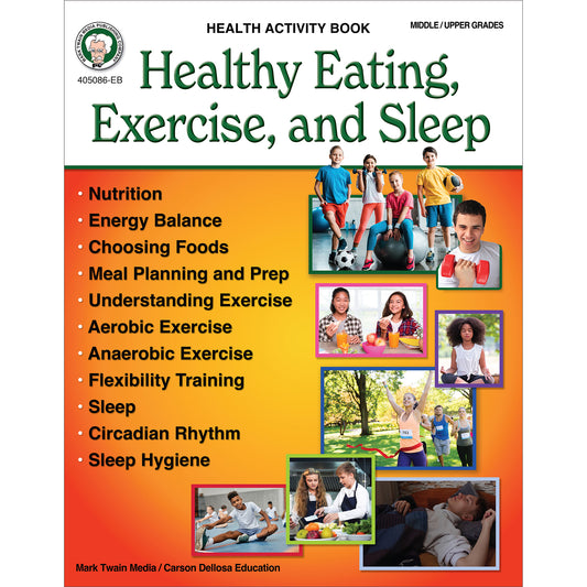 Healthy Eating Exercise Workbook & Sleep