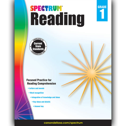 Reading Workbook, Grade 1, Paperback