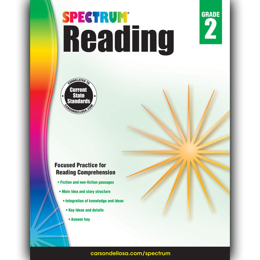 Reading Workbook, Grade 2, Paperback